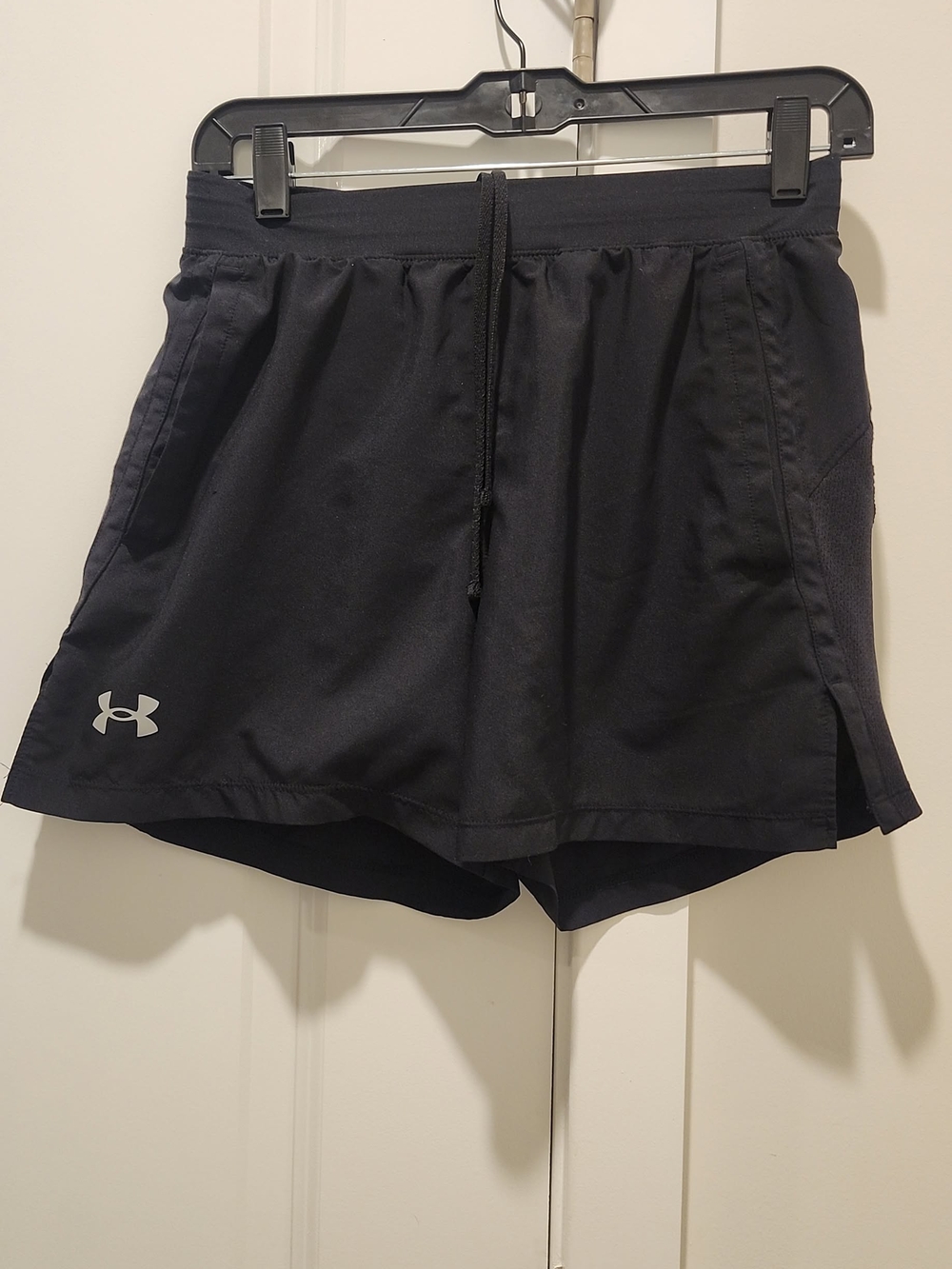 Under Armour Black Women's 2-in-1 Athletic Shorts with Logo